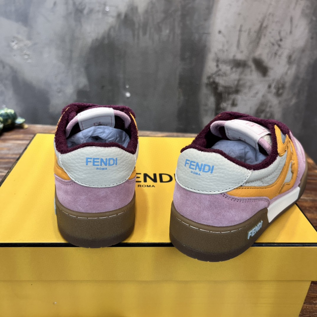 F**di FD F**di Match Low Tops Sneakers Pink For Women