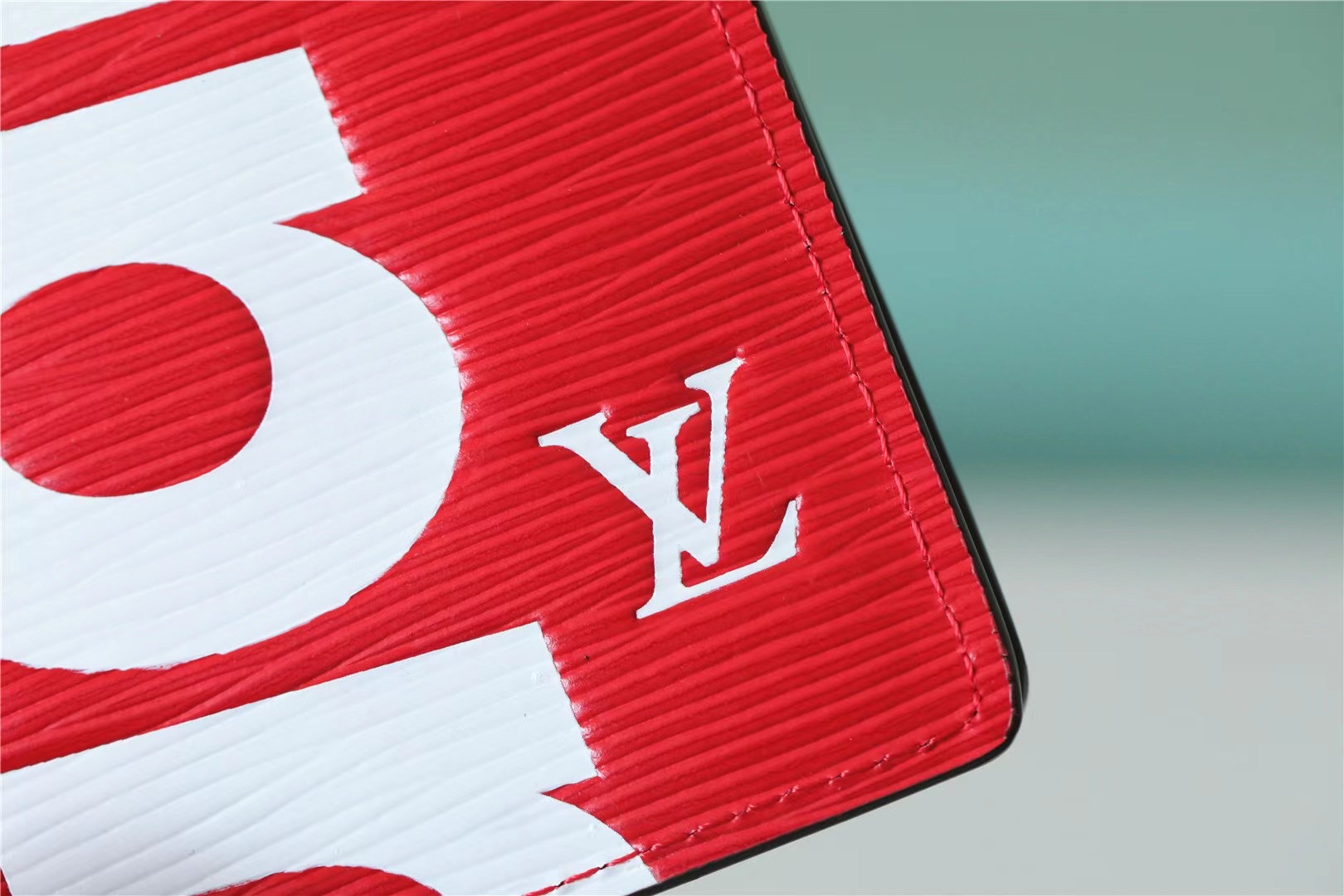 x Svp*me Brazza Wallet Red For Men 7.5in/19cm