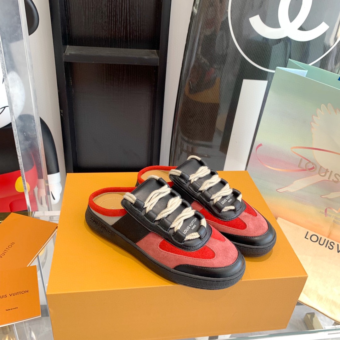 L0vis Vvtt0n Lous Sneaker Monogram Canvas Red For Men