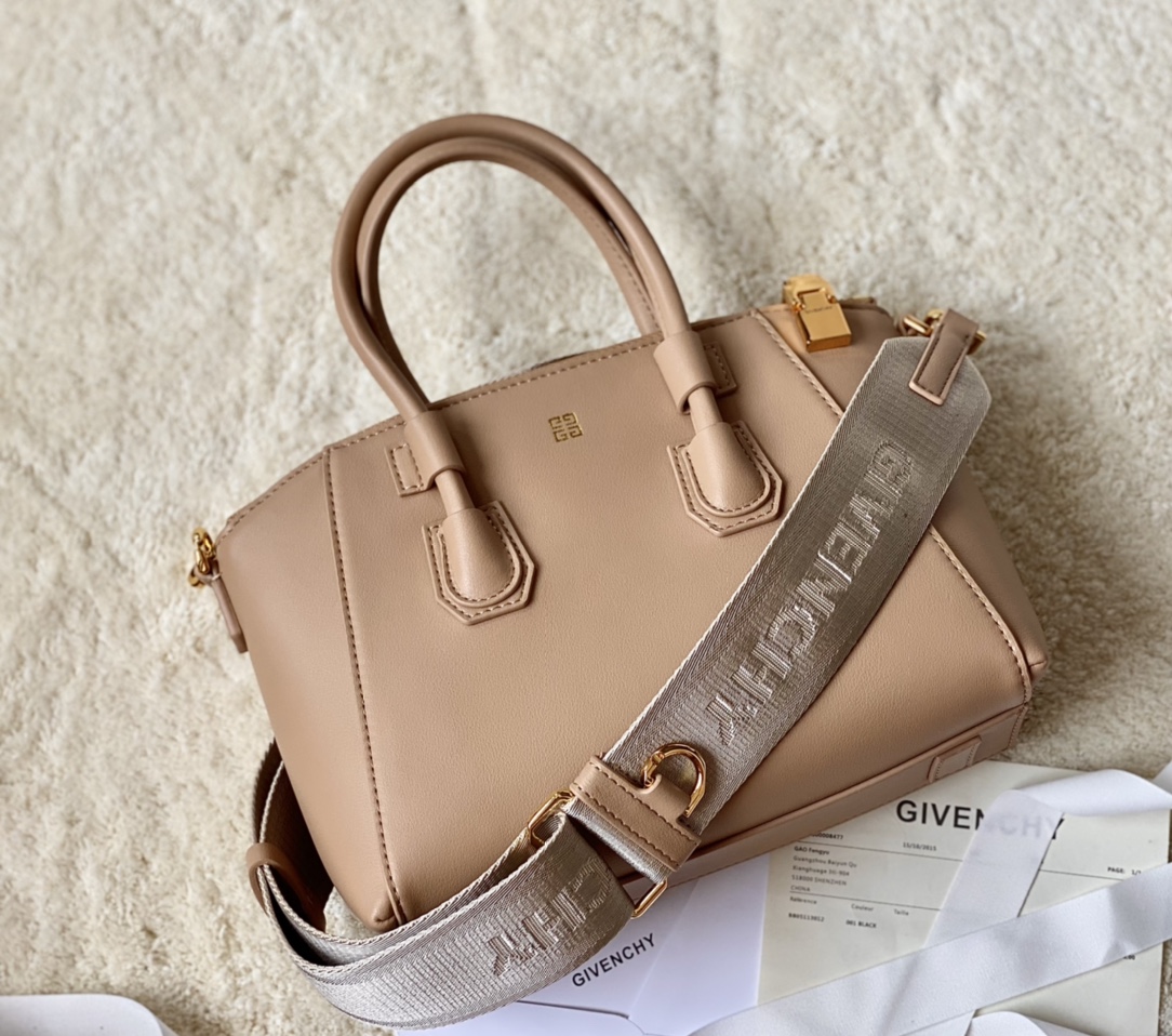 Givenchy Mini Antigona Sport Bag Brown/Black/Beige For Women‎ 8.7in/22cm BB50NVB1HT-001