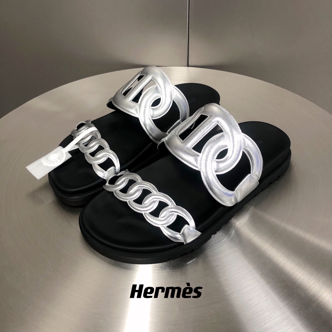 H**me5 Groupie Mule Silver For Men