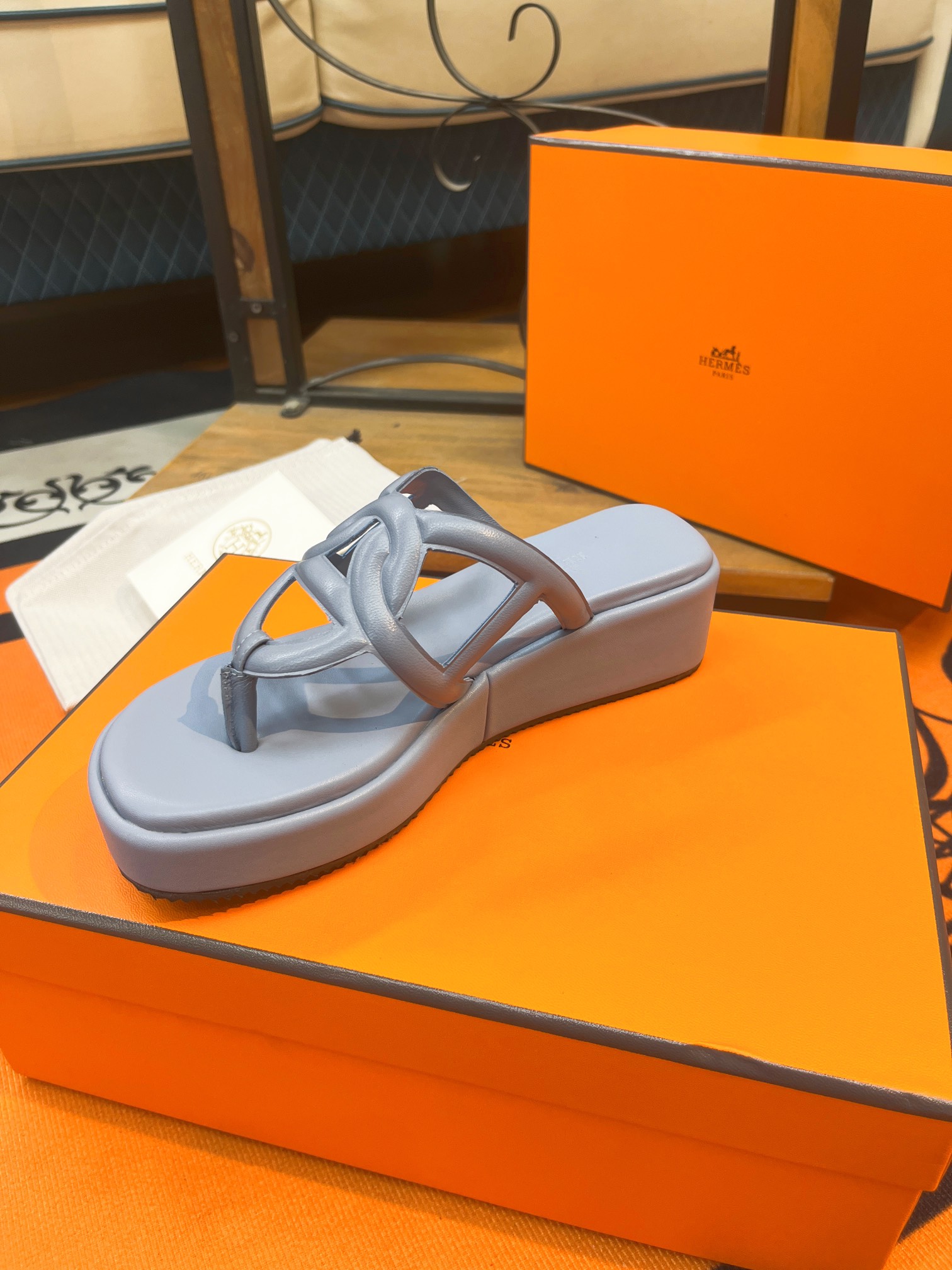 H**me5 Gipsy Sandal Blue For Women H231082Z 6A350