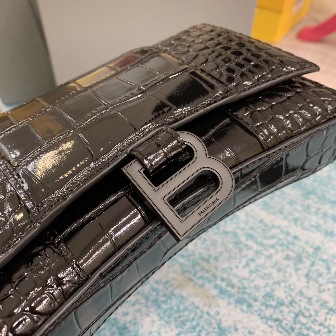 Ba1en*iaga Hourglass Wallet Silver/Grey/Gold/Green/Black For Women‎ 7.6in/19cm 6560502UDF71000