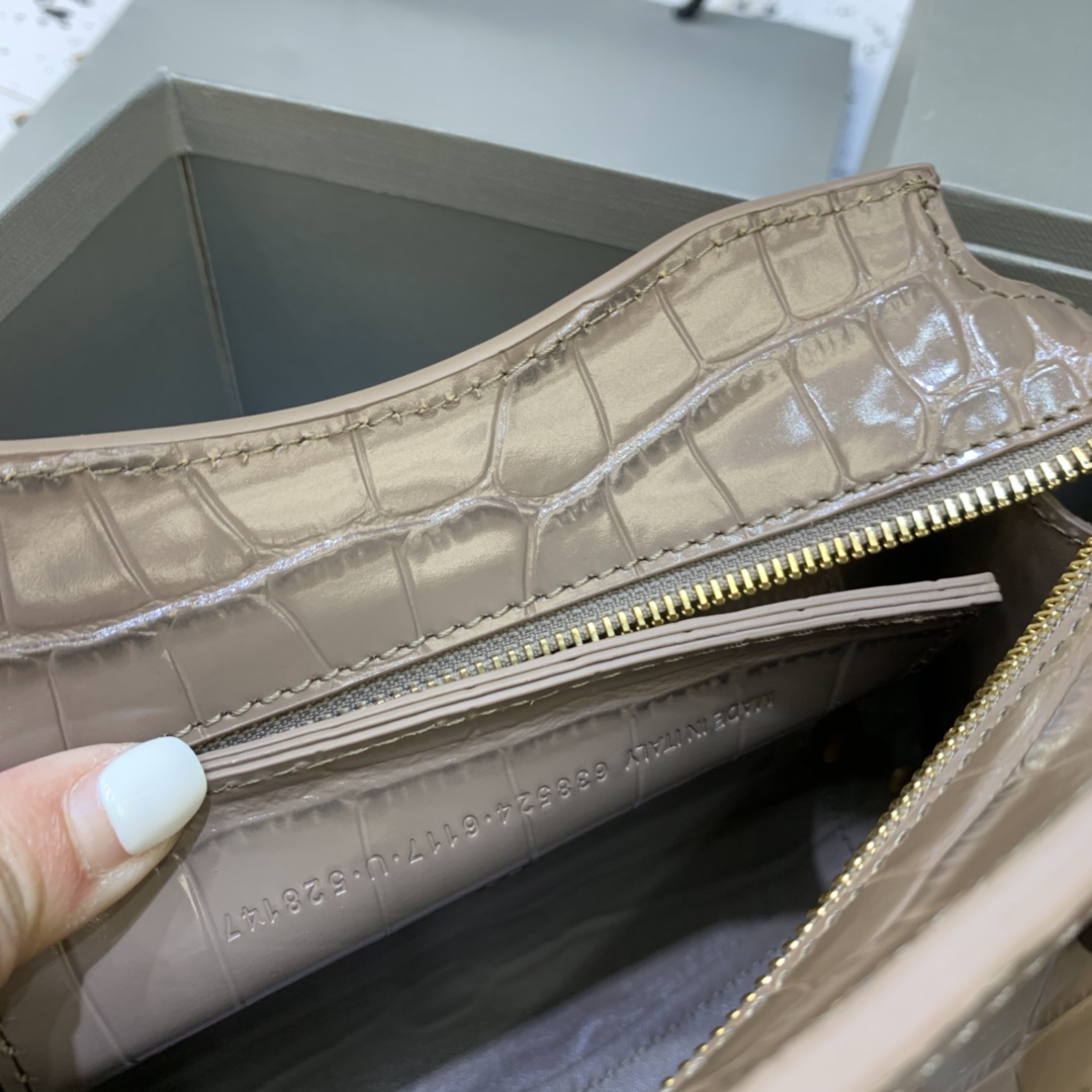 Ba1en*iaga Neo Classic Mini Handbag Black/Dark Blue/Cream/Brown/Green Khaki For Women‎ 8.6in/21.8cm