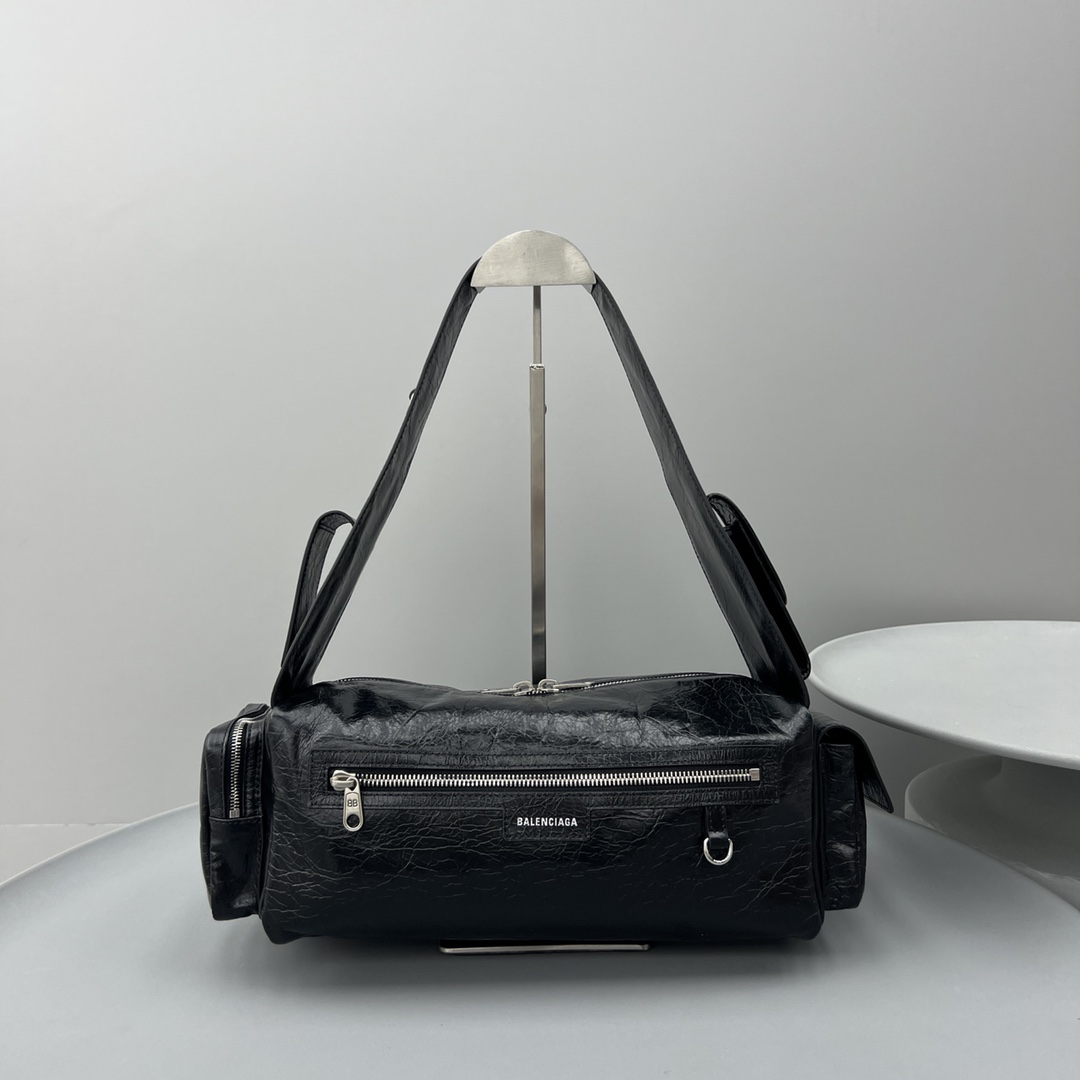 Ba1en*iaga S*perbusy Sling Bag Black For Women‎ 11.8in/30cm