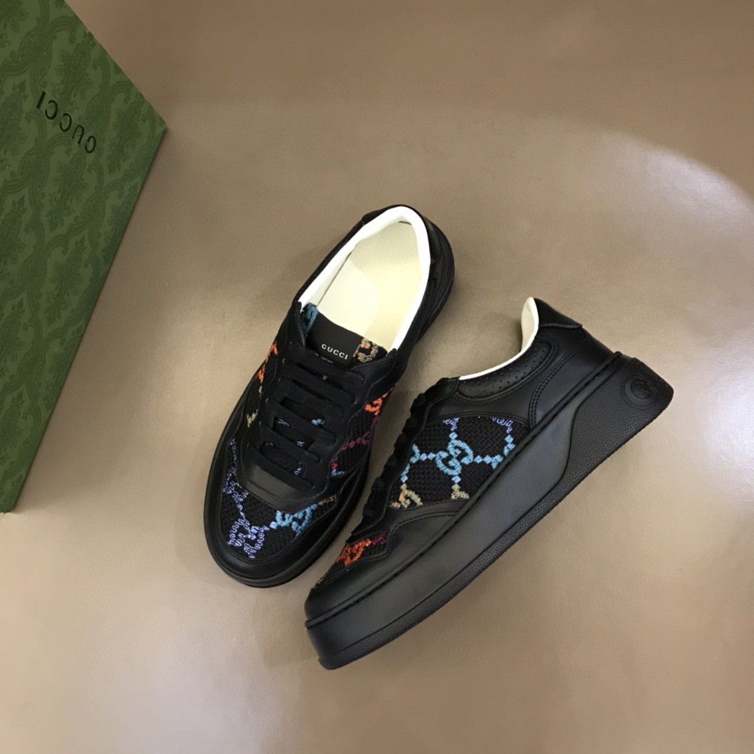 Gvc*1 GG Embossed Sneaker Black For Men