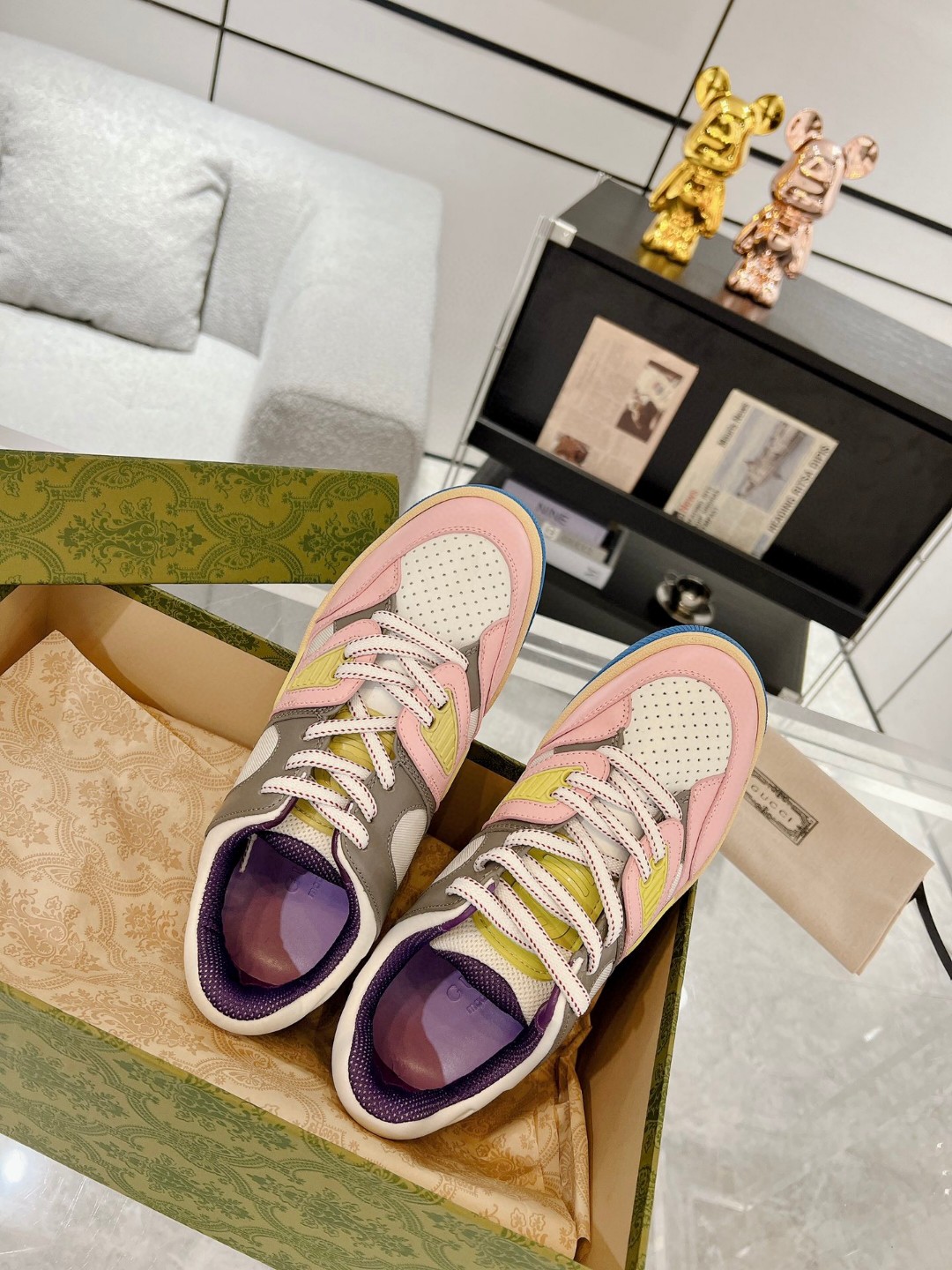 Gvc*1 Basket Sneaker Pink For Men