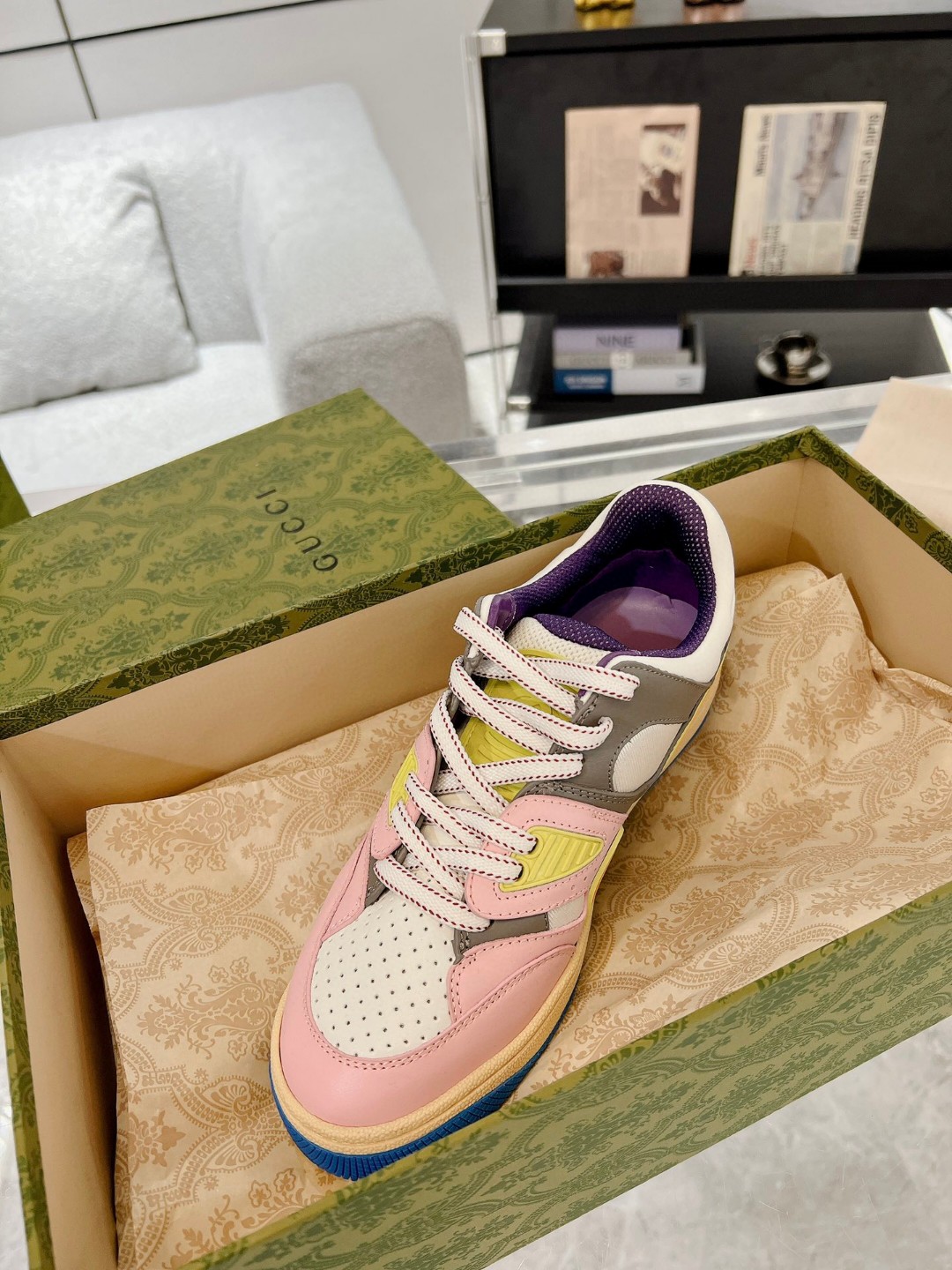 Gvc*1 Basket Sneaker Pink For Men