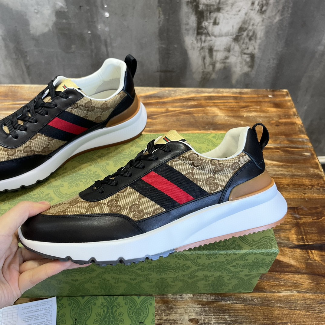 Gvc*1 Sneaker With Web Beige For Men