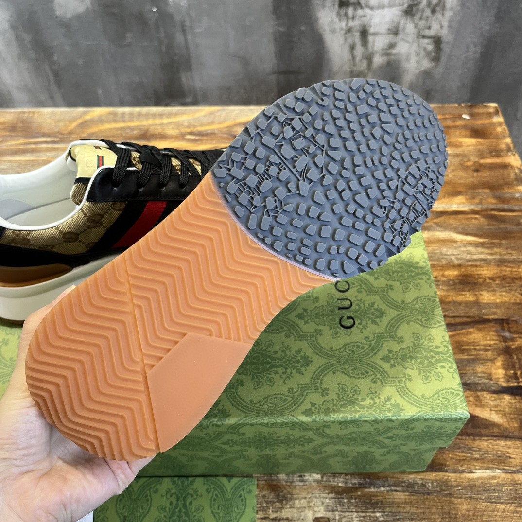 Gvc*1 Sneaker With Web Beige For Men