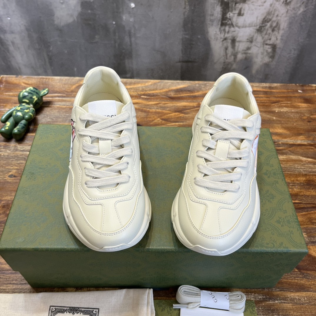 Gvc*1 Rhyton Sneaker With Animal Print White For Men