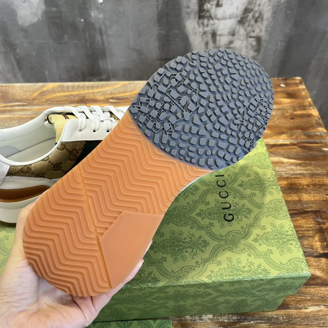 Gvc*1 Sneaker With Web Beige For Men