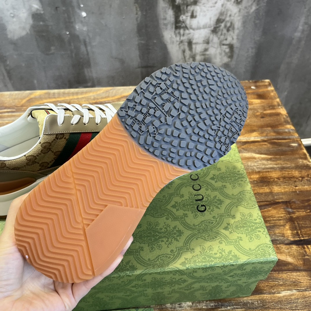 Gvc*1 Sneaker With Web Beige For Men