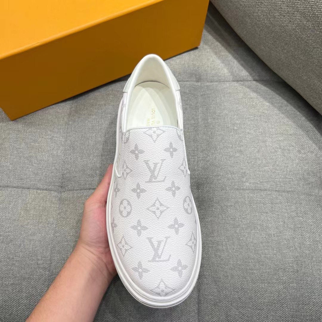 L0vis Vvtt0n Beverly Hills Slip On White For Men