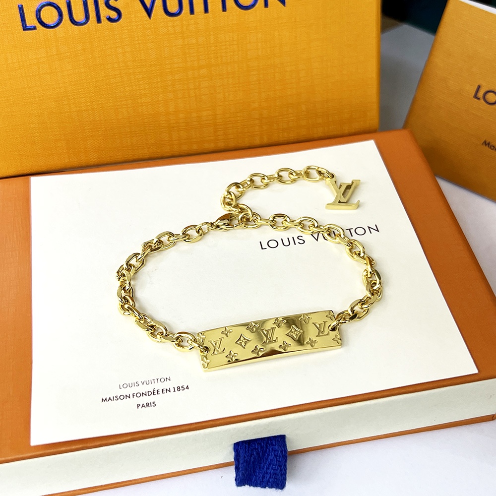 L0vis Vvtt0n Chain Bracelet Gold