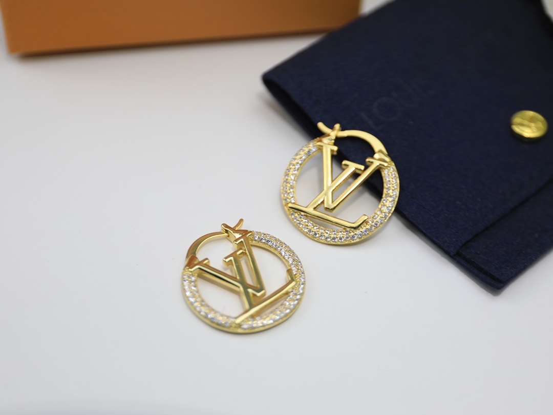 L0vis Vvtt0n L0vise By Night Earrings Gold Tone For Women