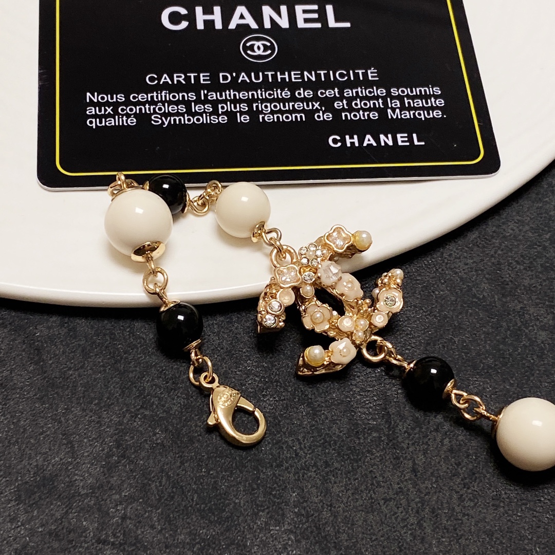Ch**el Pearl Bracelet Gold For Women