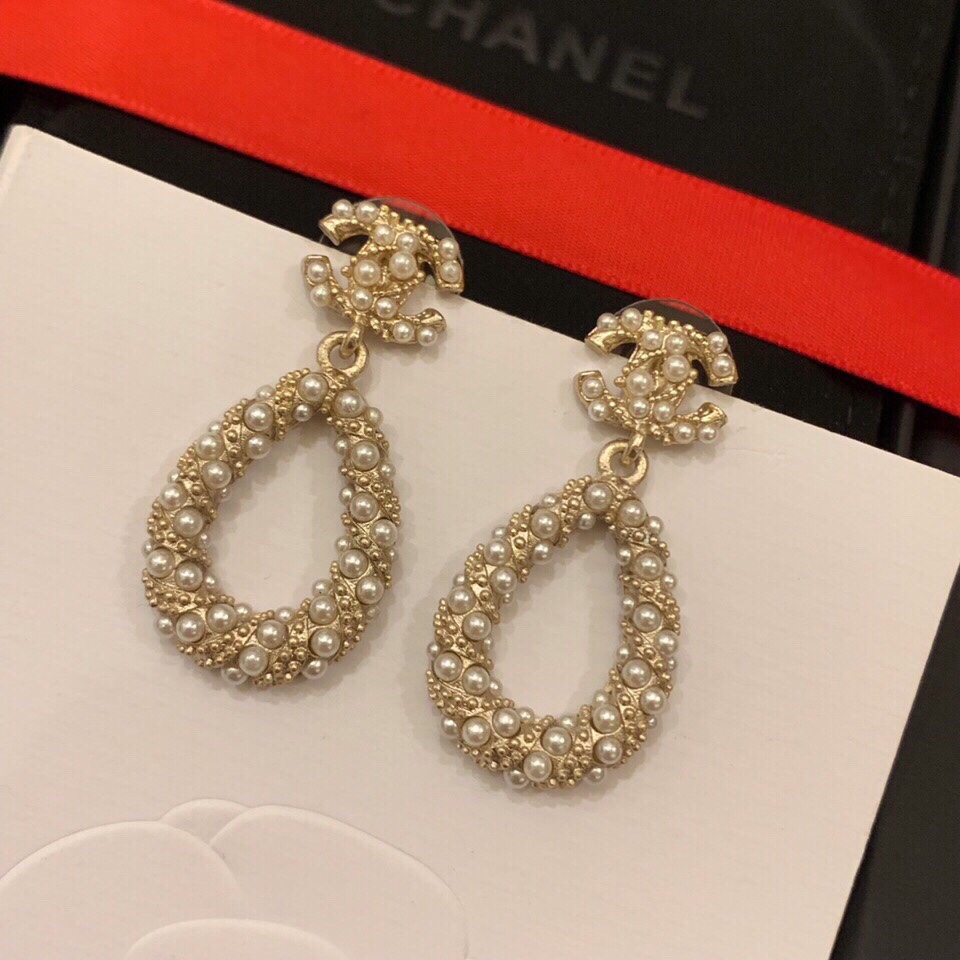 Pearl Earrings Gold For Women