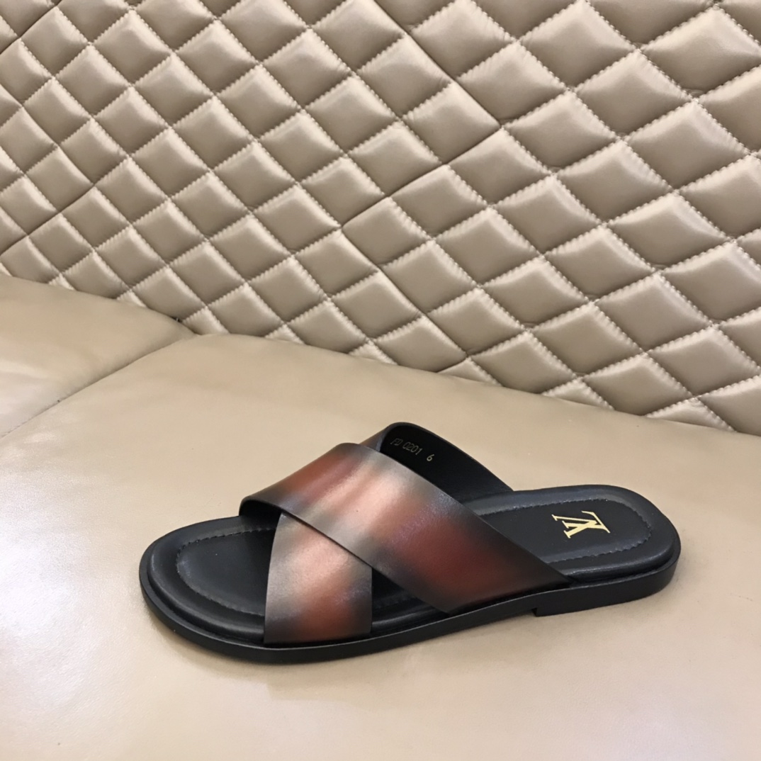 L0vis Vvtt0n LV Oasis Mule Brown For Men