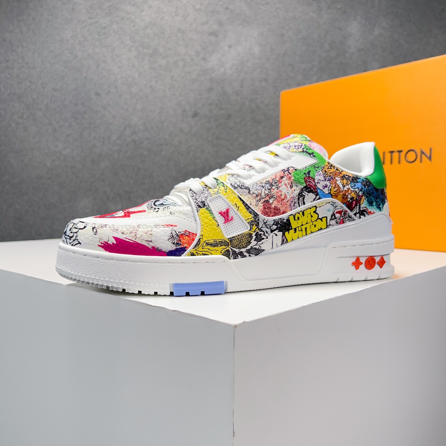 L0vis Vvtt0n LV Trainer Sneaker Multicolor For Men