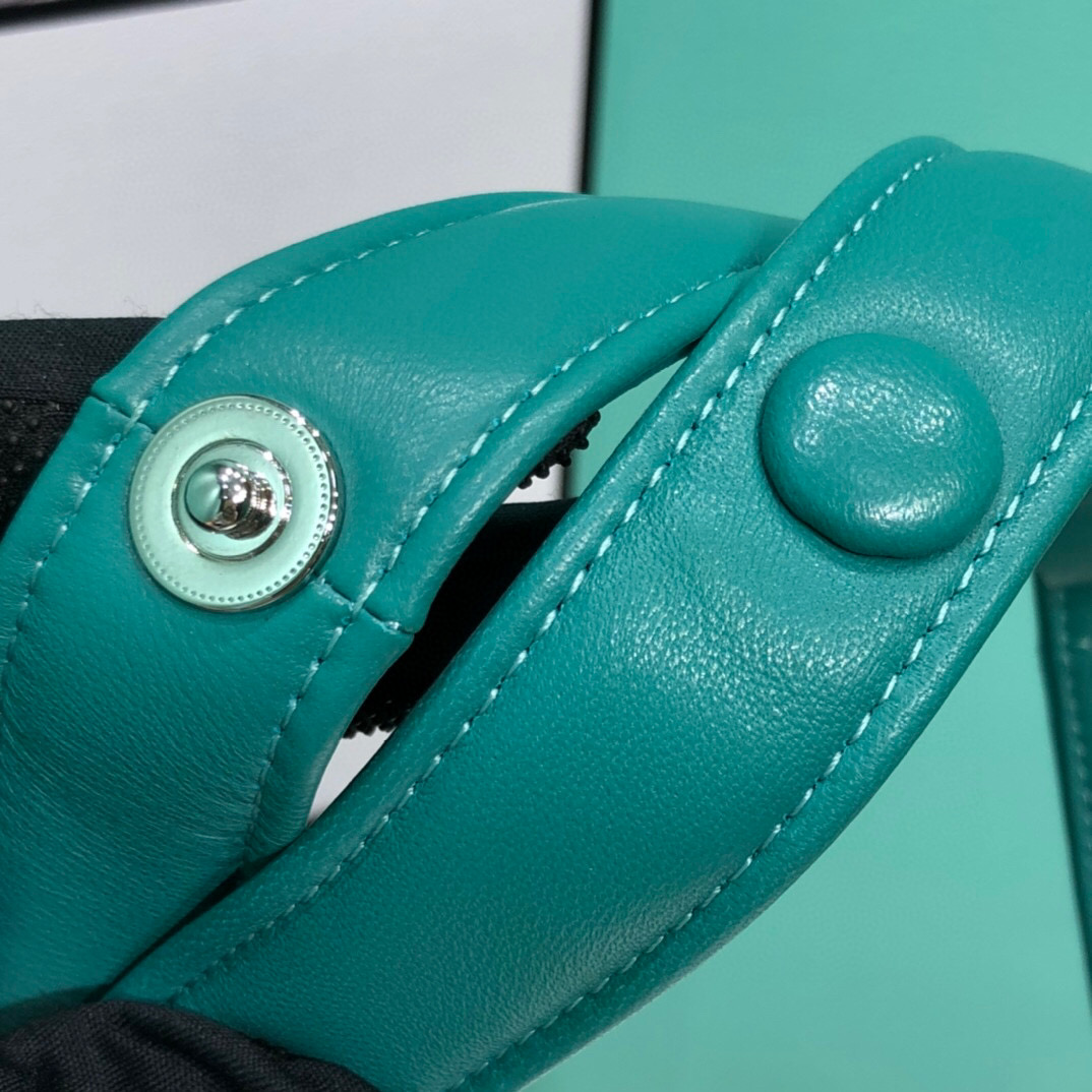 Pra*a Padded Nappa Pra*a Signaux Bag In Green For Women 13in/ 33cm