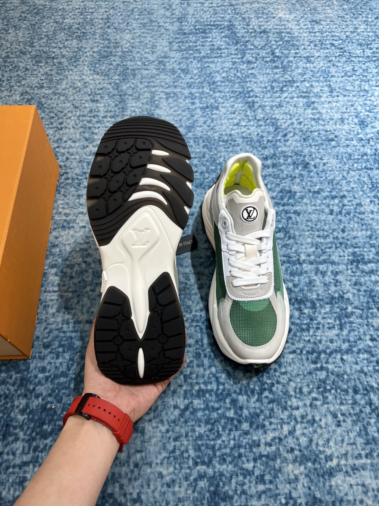 L0vis Vvtt0n Run 55 Sneaker Green For Men