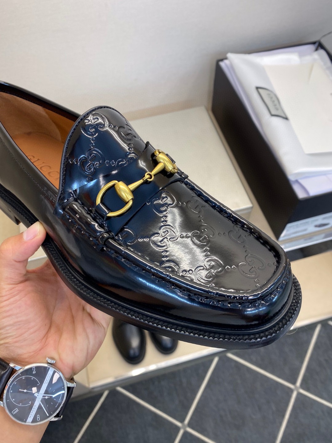 Gvc*1 1953 Horsebit Loafer Black For Men