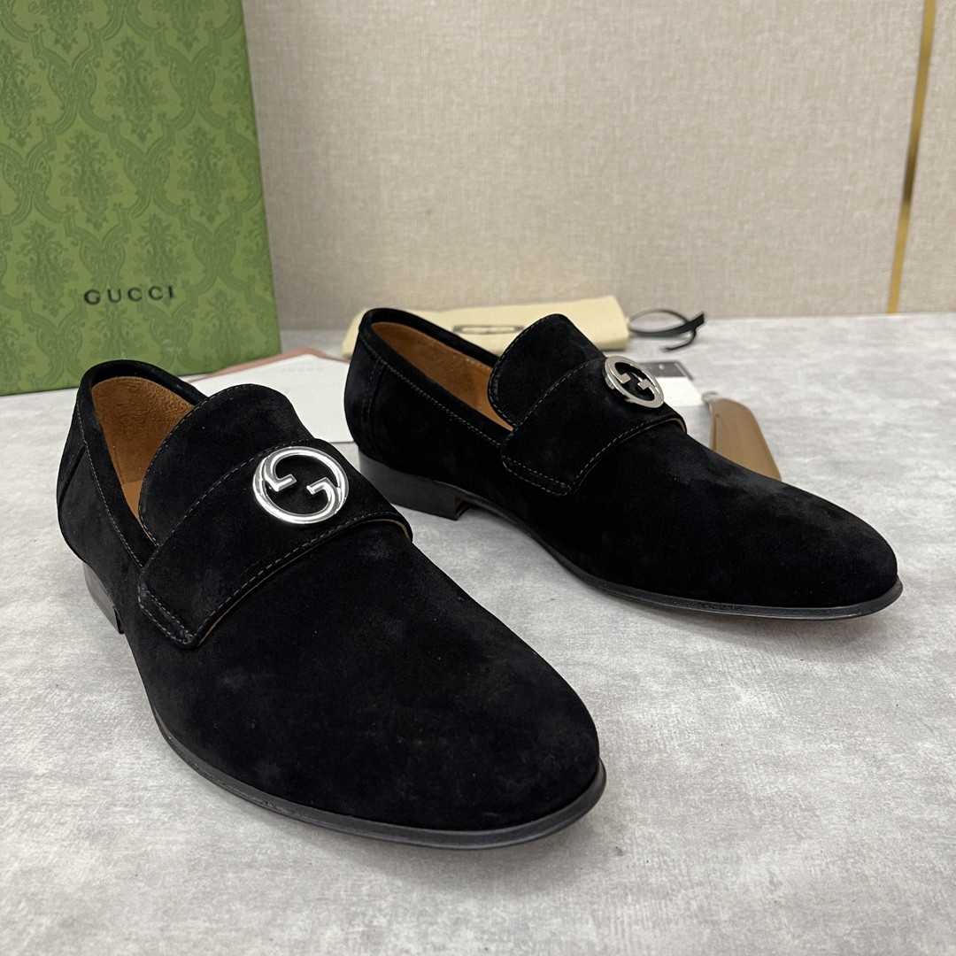 Gvc*1 Interlocking G Loafer Black For Men