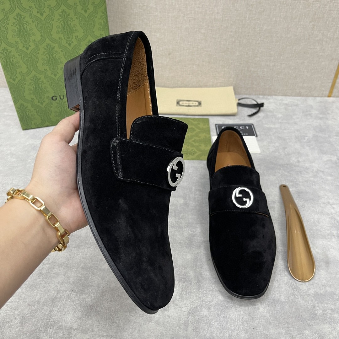 Gvc*1 Interlocking G Loafer Black For Men