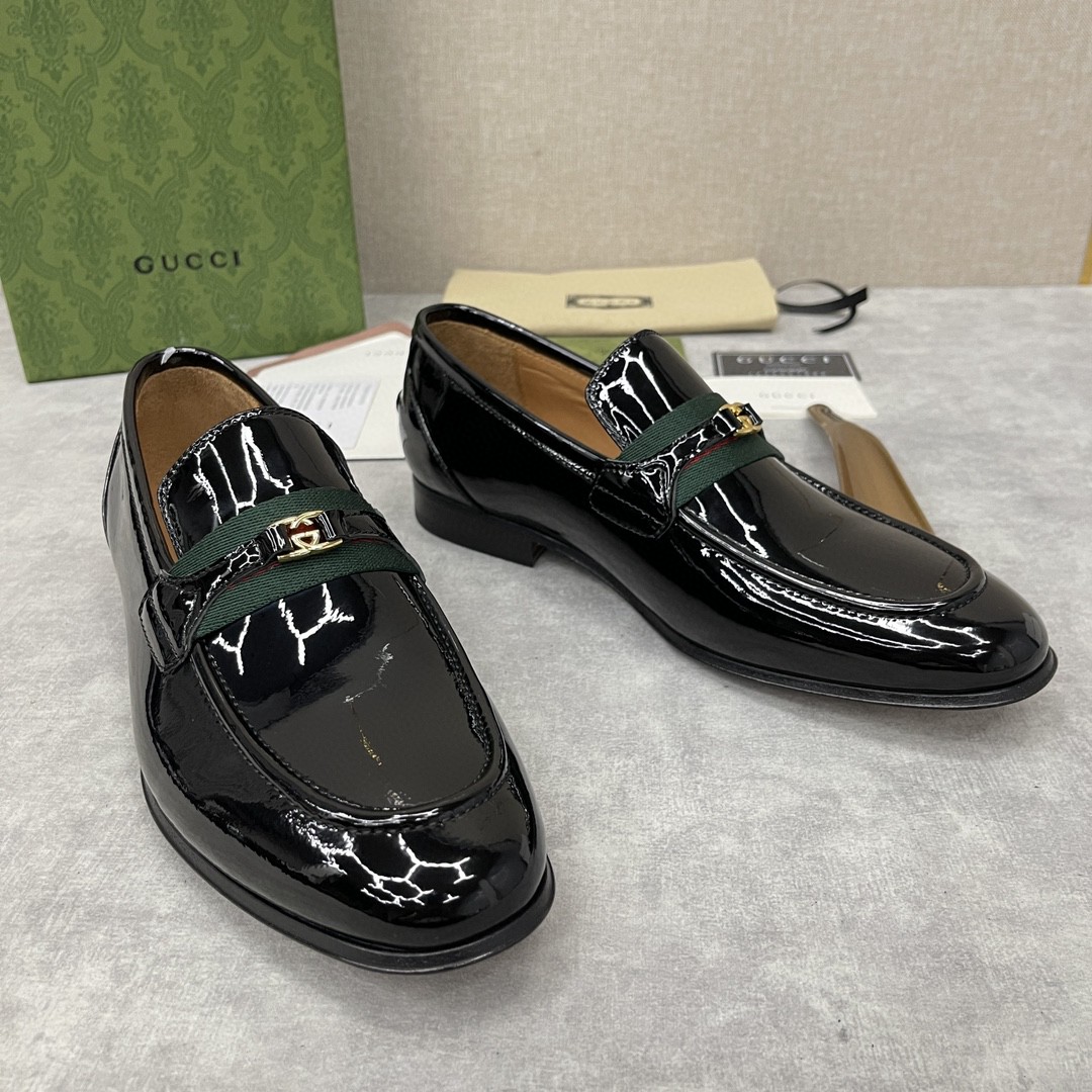 Gvc*1 Loafer With Interlocking G Black For Men