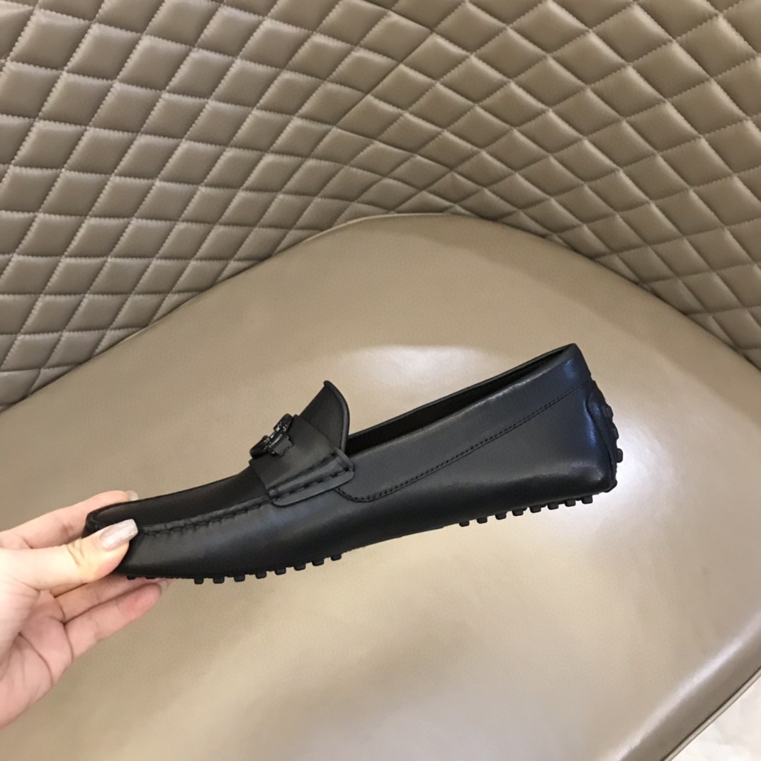 Loafer With Interlocking G Black For Men