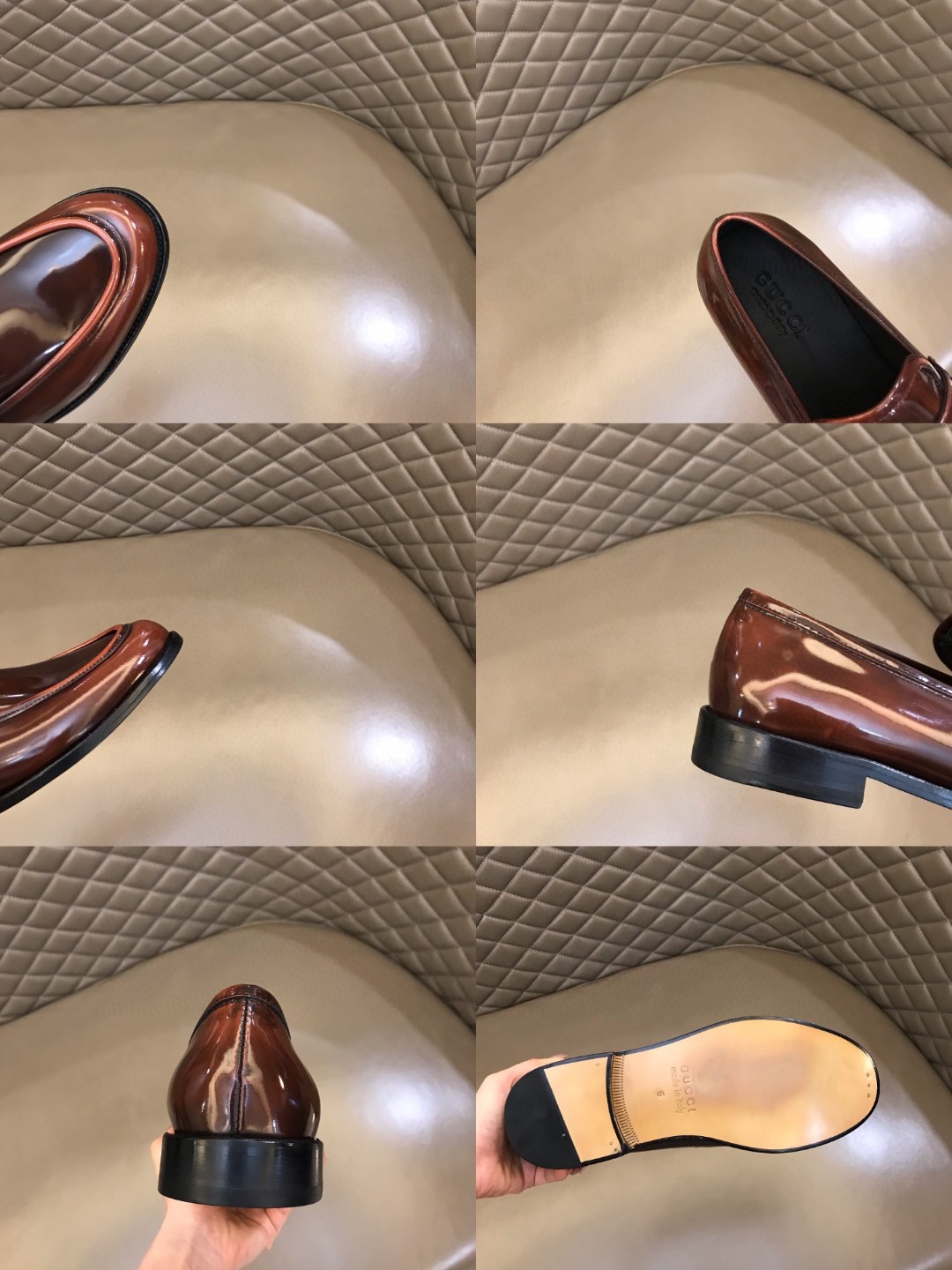 Gvc*1 Loafer With Interlocking G Dark Brown For Men