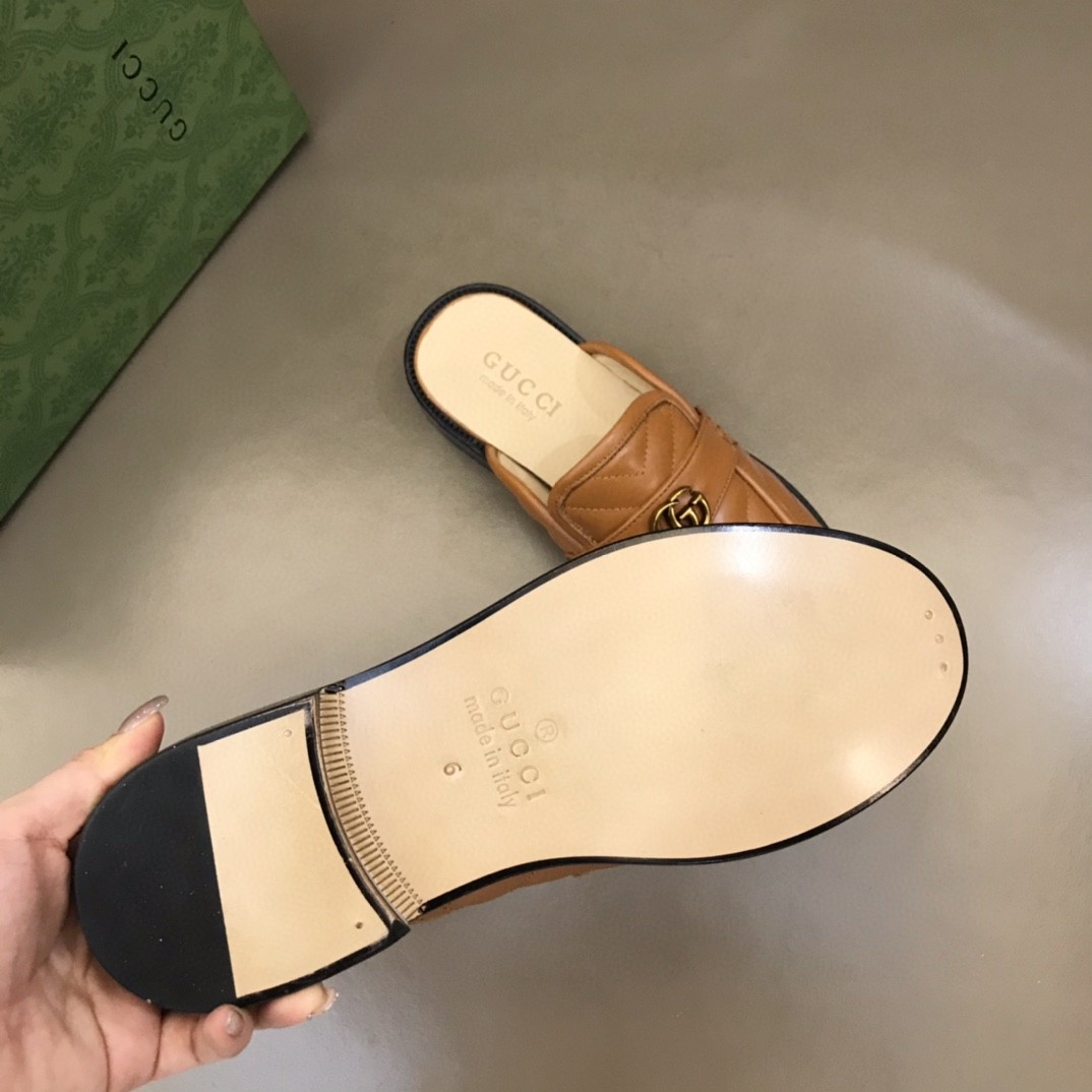 Gvc*1 Slipper With Interlocking G Green For Men