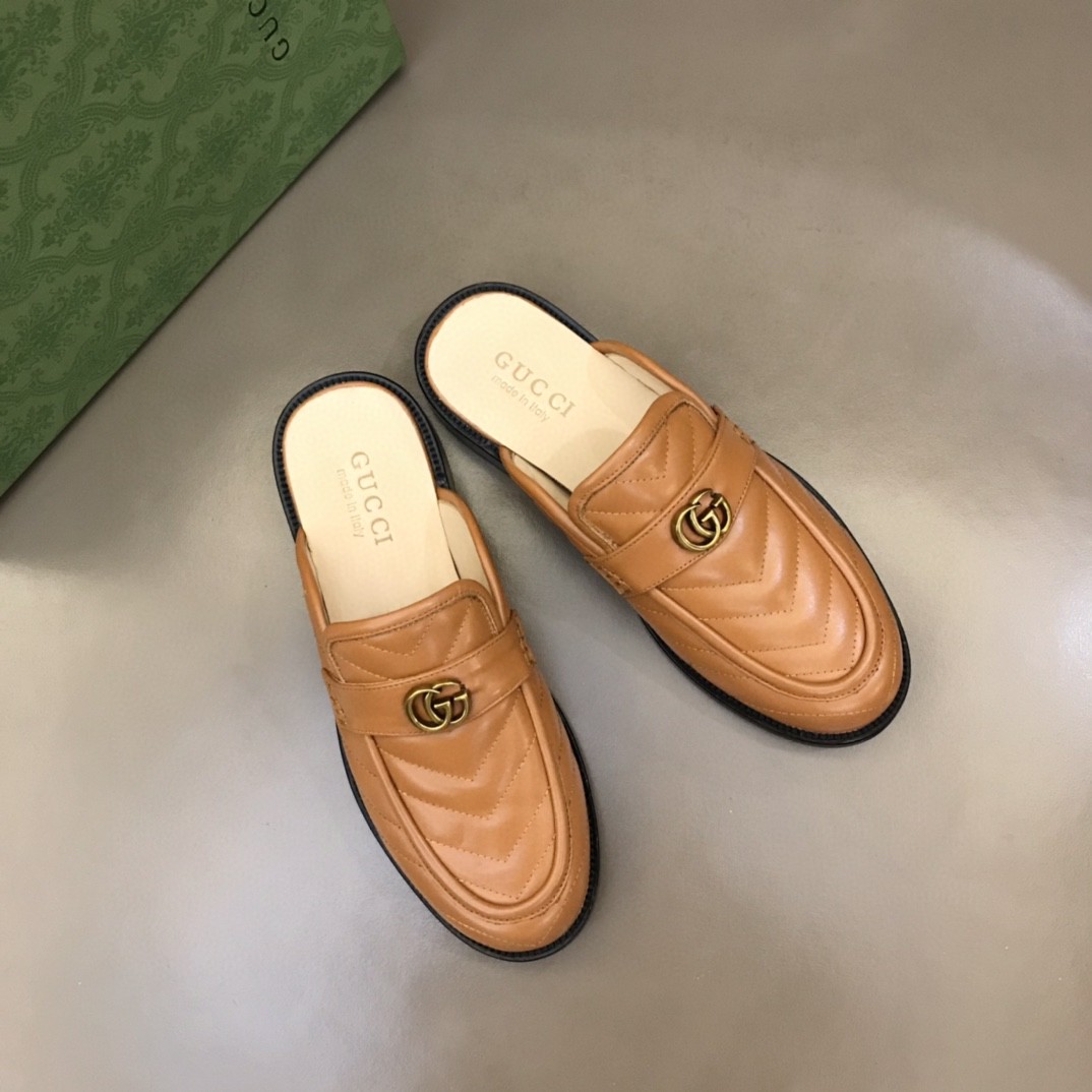 Gvc*1 Slipper With Interlocking G Green For Men