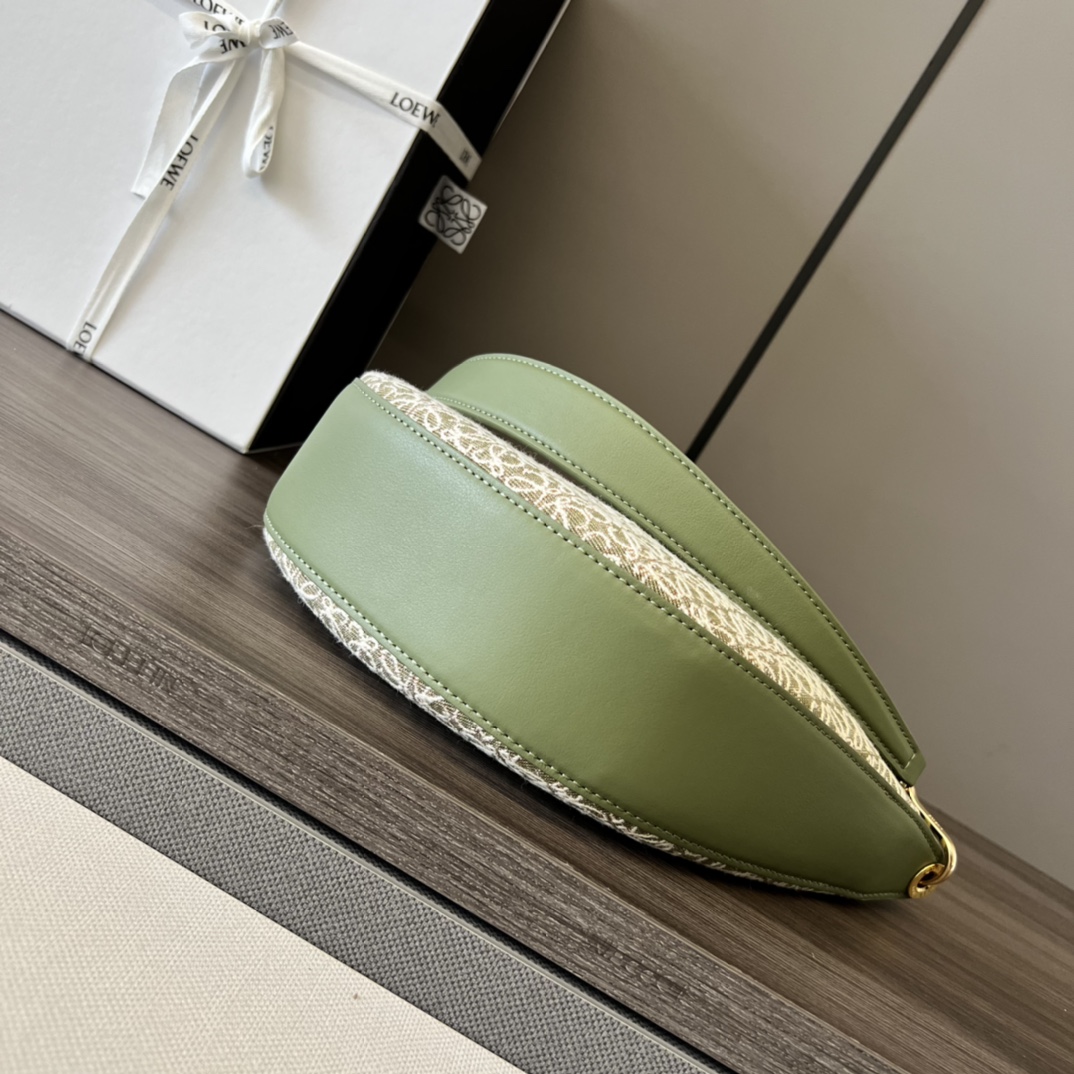 L0ew* Small Luna Bag Black/Brown/Light Brown For Women 12in / 30.5cm A923PM1X02