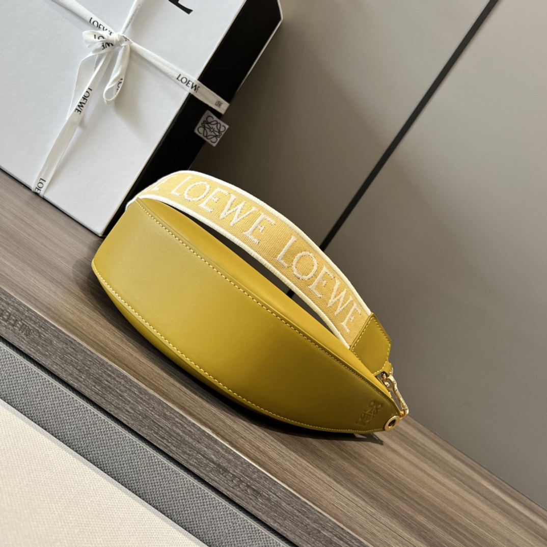 L0ew* Small Luna Bag Black/Brown/Cream/Green/Yellow For Women 12in / 30.5cm A923PM1X01