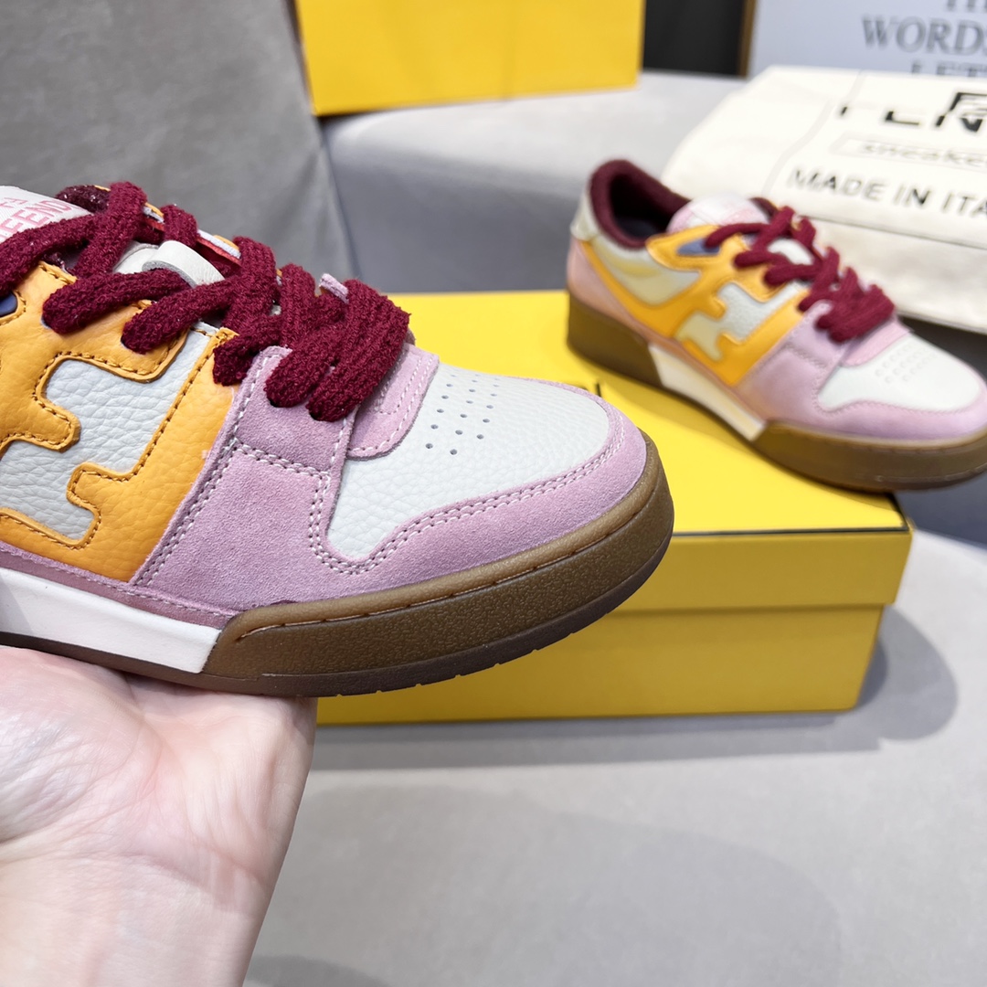 F**di FD Match Low Tops Sneakers Pink For Men