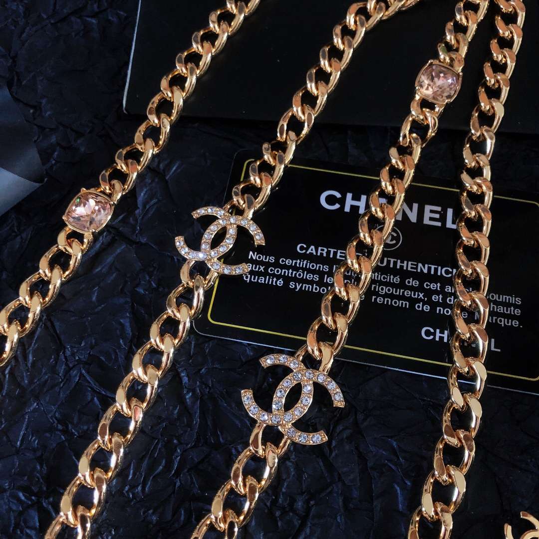 Ch**el Chain Necklaces Gold For Women