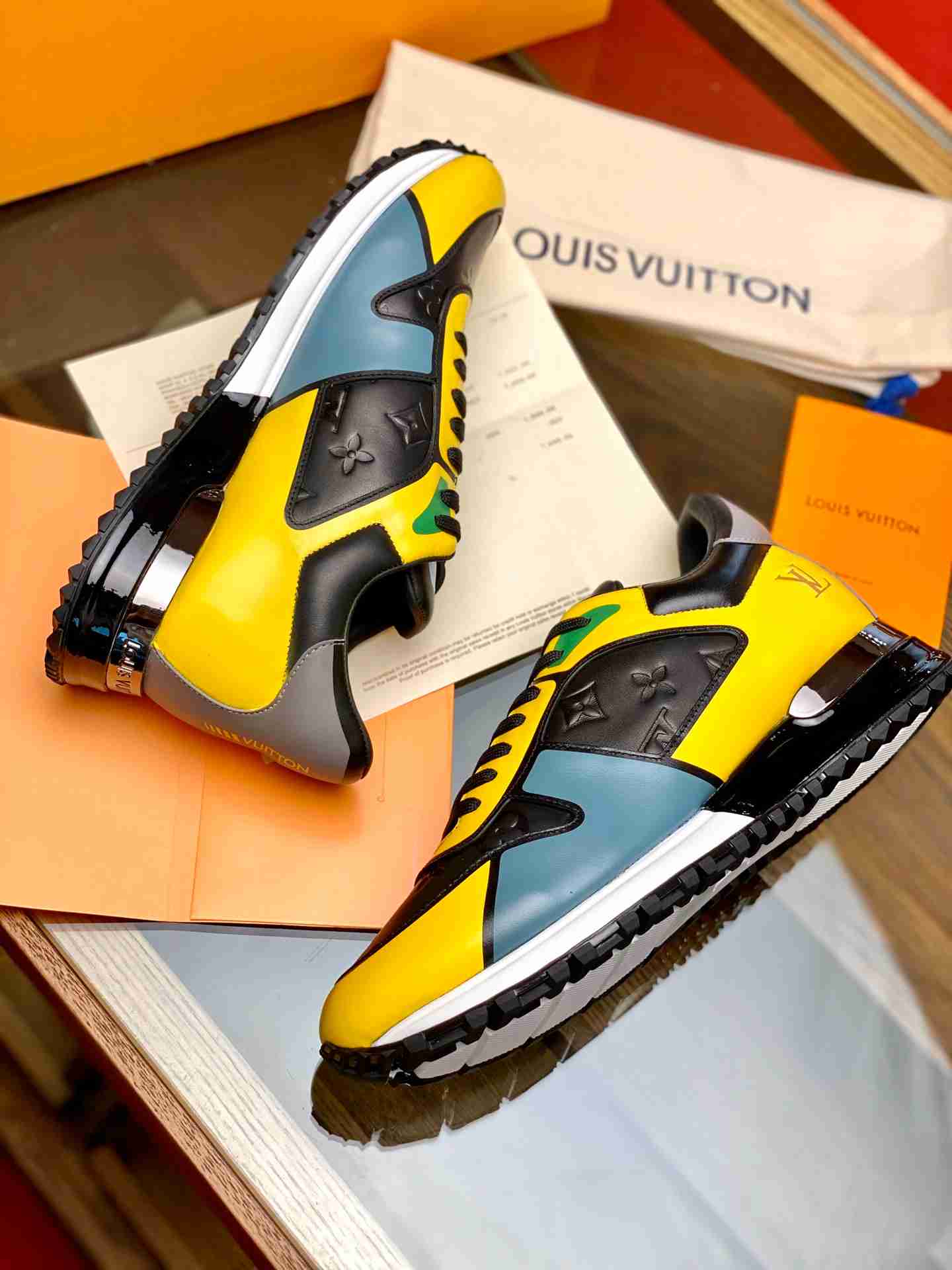 L0vis Vvtt0n Run Away Sneaker Yellow For Men
