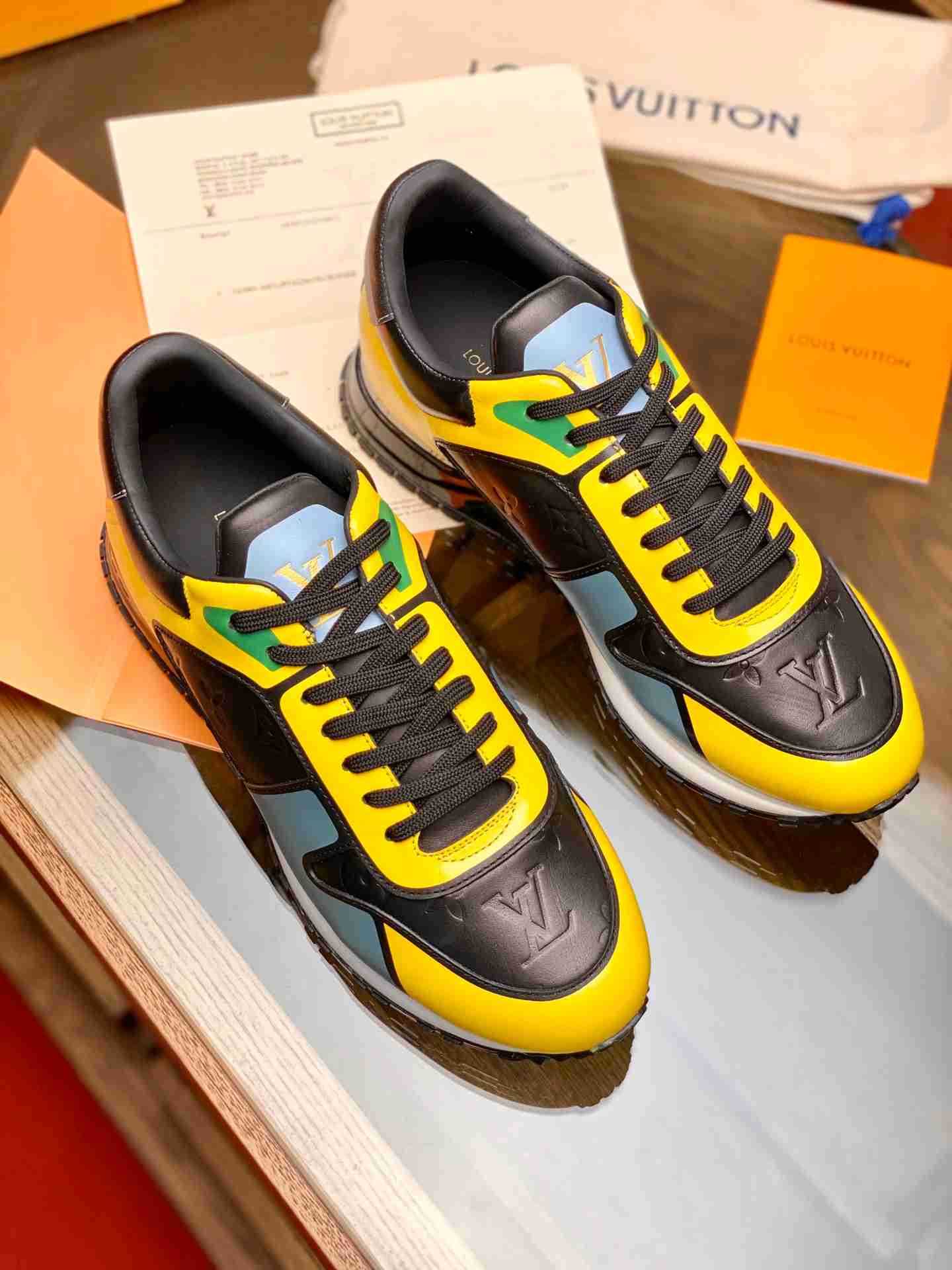 L0vis Vvtt0n Run Away Sneaker Yellow For Men