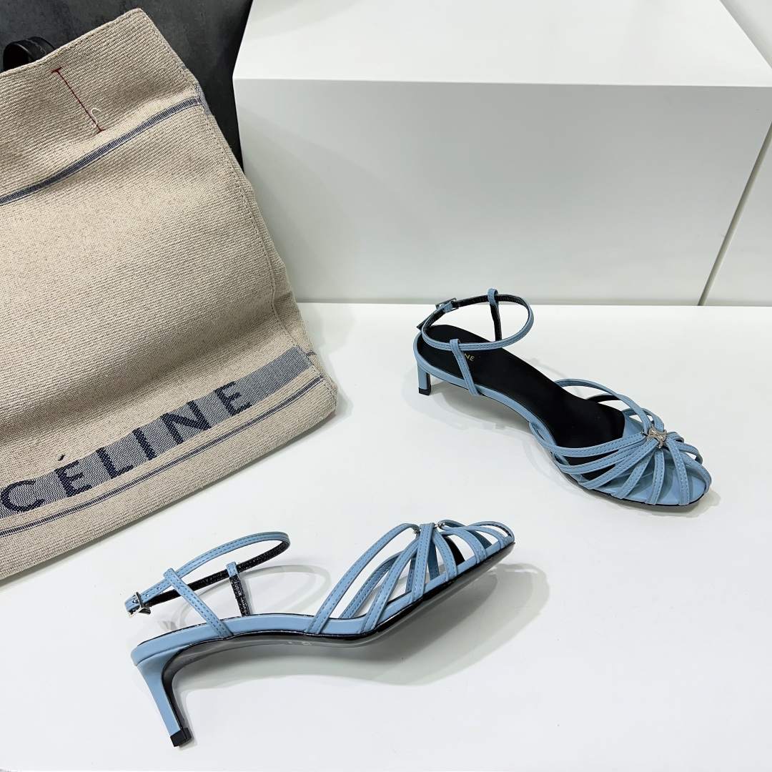 Ce1i*e Triomphe Sandal Blue For Women