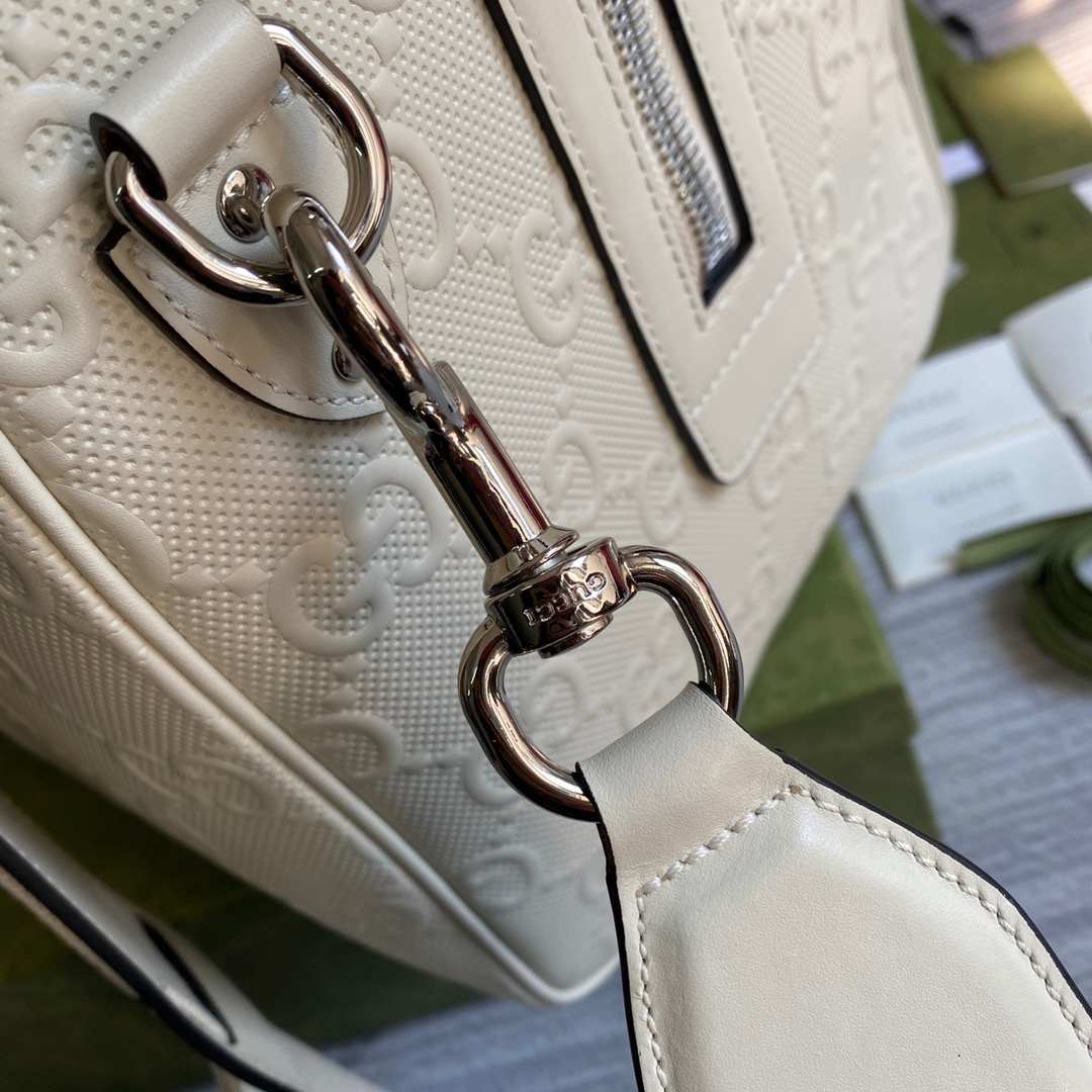 Gvc*1 Jumbo Gg Duffle Bag Black/White 15.9 in/40cm