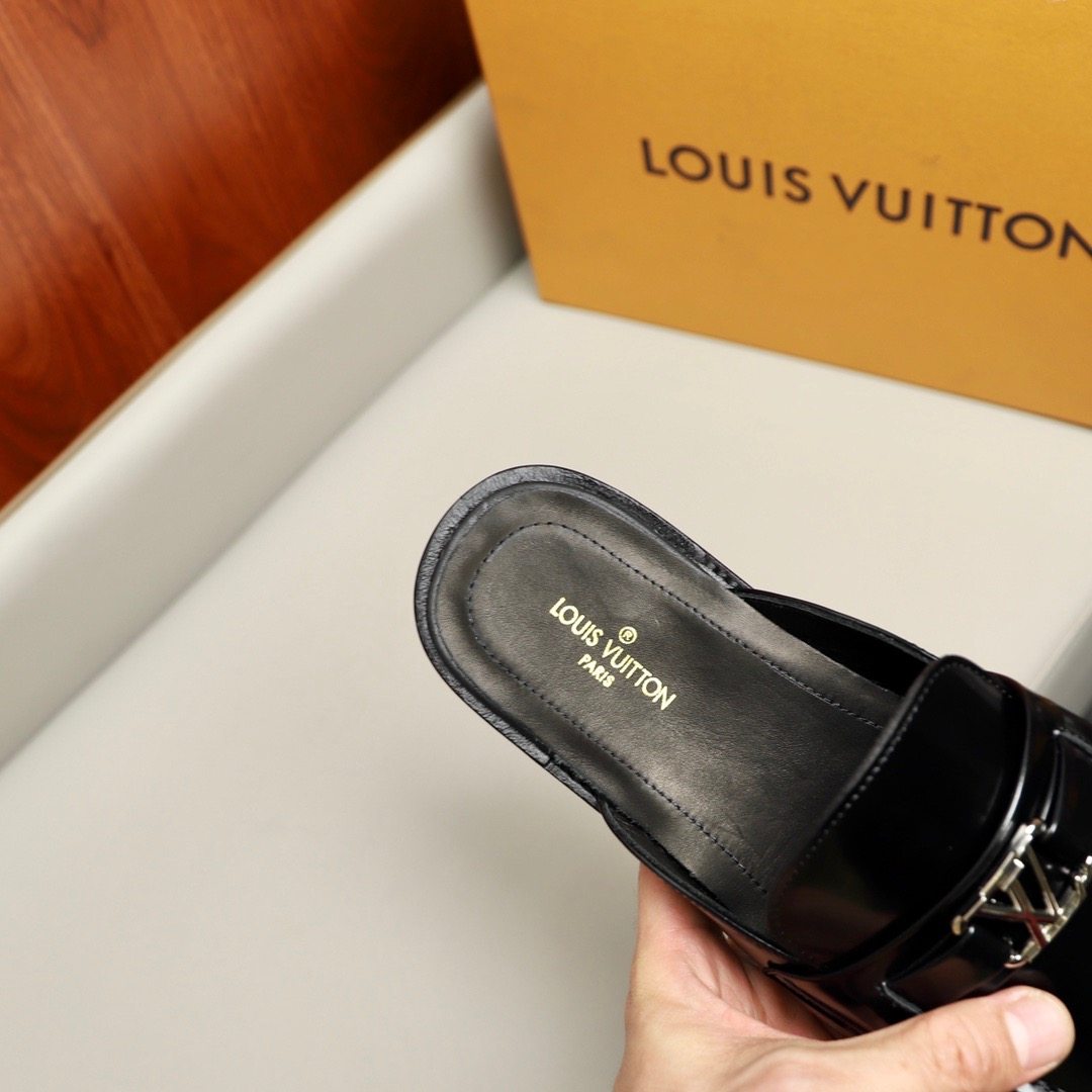 L0vis Vvtt0n Major Open Back Loafer Black For Men