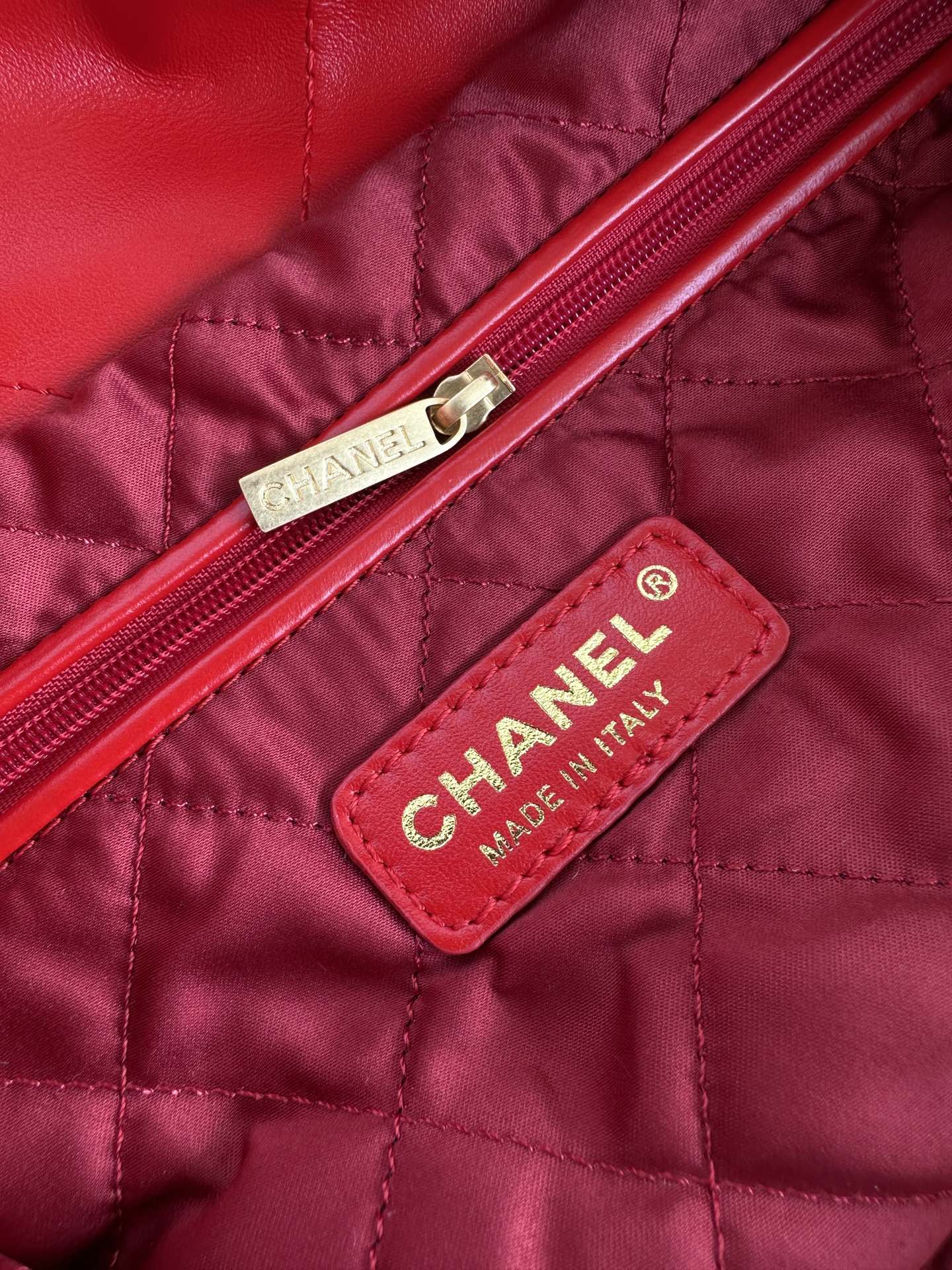 [True-to-ORIGINAL] Ch**el 22 Handbag Red For Women 39cm / 15.3in AS3261