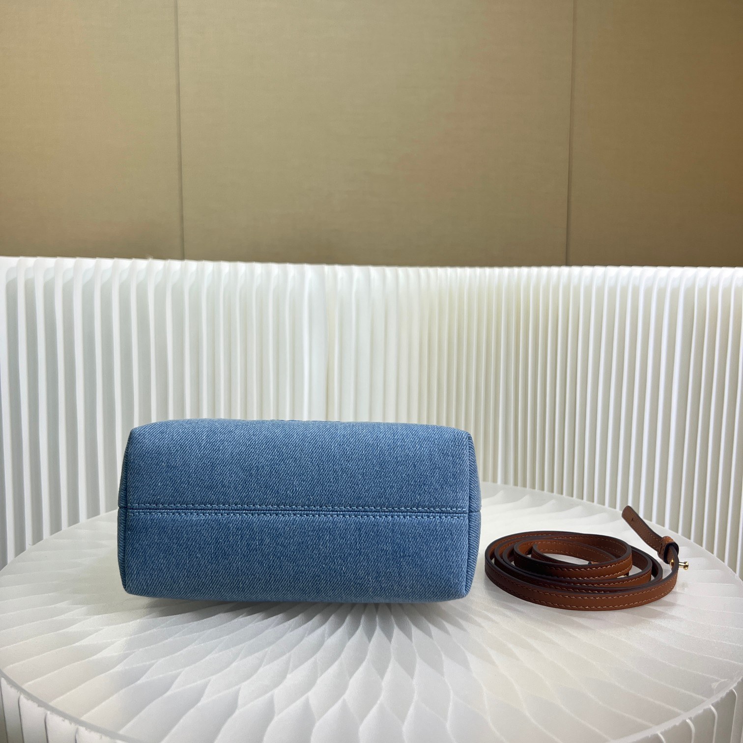 F**di By The Way Mini Bag Blue For Women 18cm / 17.1in