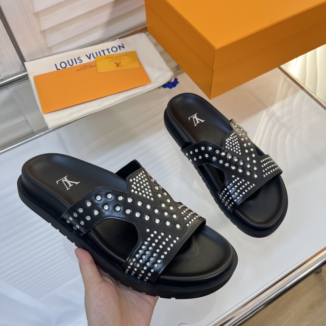 L0vis Vvtt0n Oasis Mule LV Black For Women