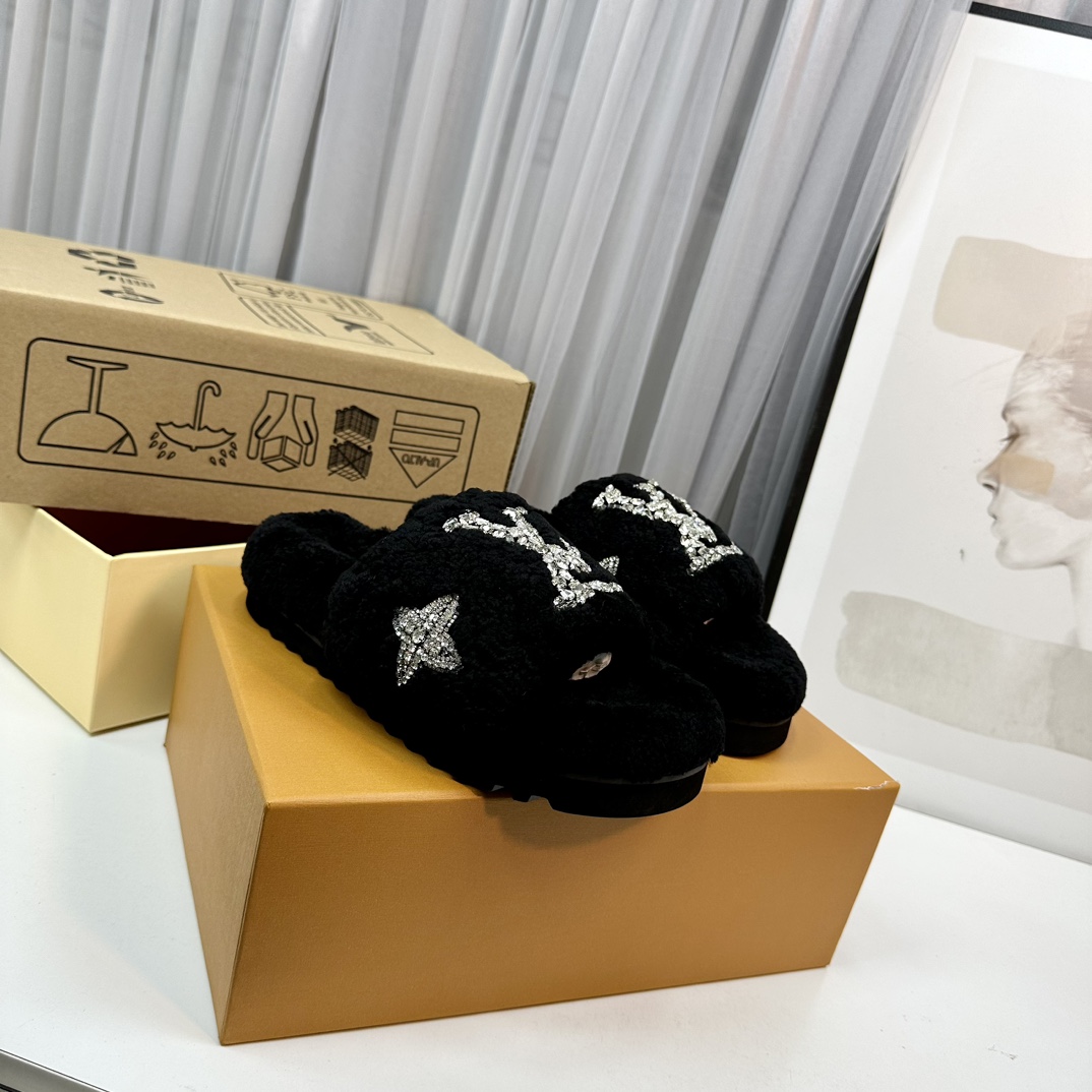 L0vis Vvtt0n Paseo Flat Comfort Mule Black For Women