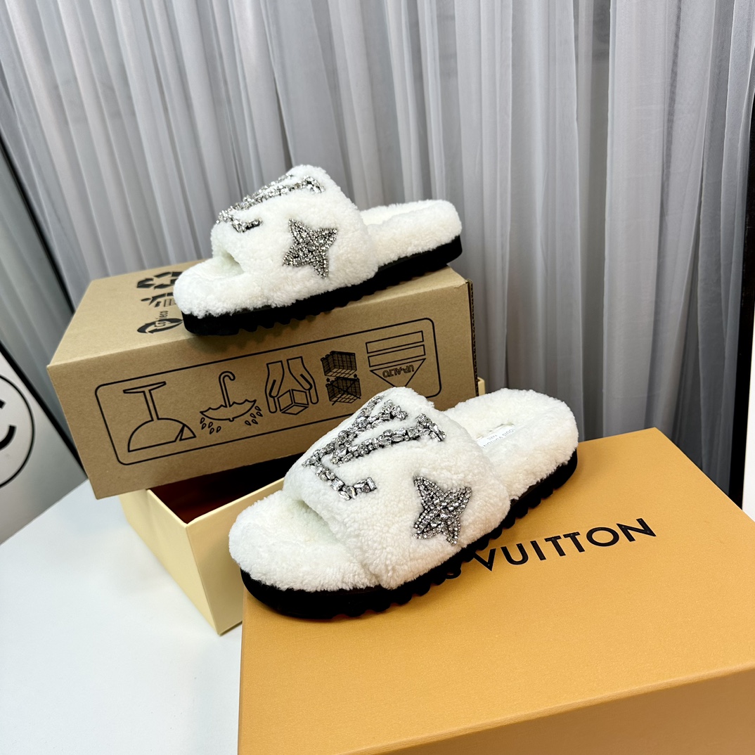 L0vis Vvtt0n Paseo Flat Comfort Mule White For Women