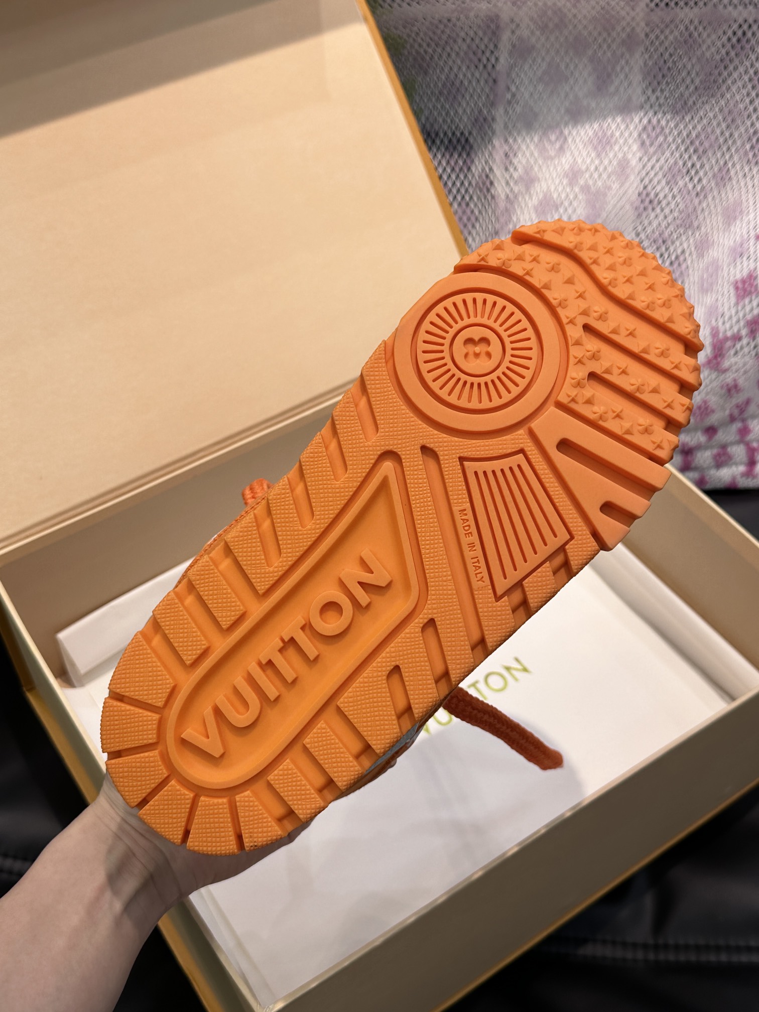 L0vis Vvtt0n Trainer Maxi Sneaker LV Orange For Women