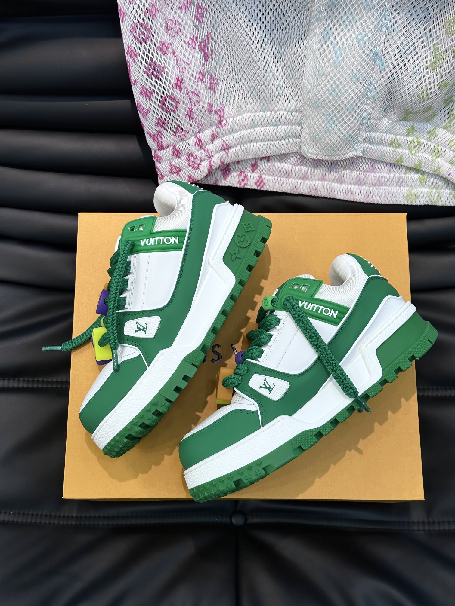 L0vis Vvtt0n Trainer Maxi Sneaker LV Green For Women